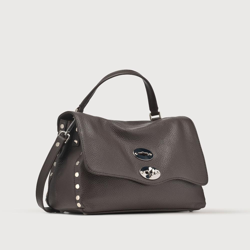 Zanellato BORSA POSTINA® SMALL IN PELLE MARTELLATA BROWN MOCACCINO | Zanellato Shopping Online
