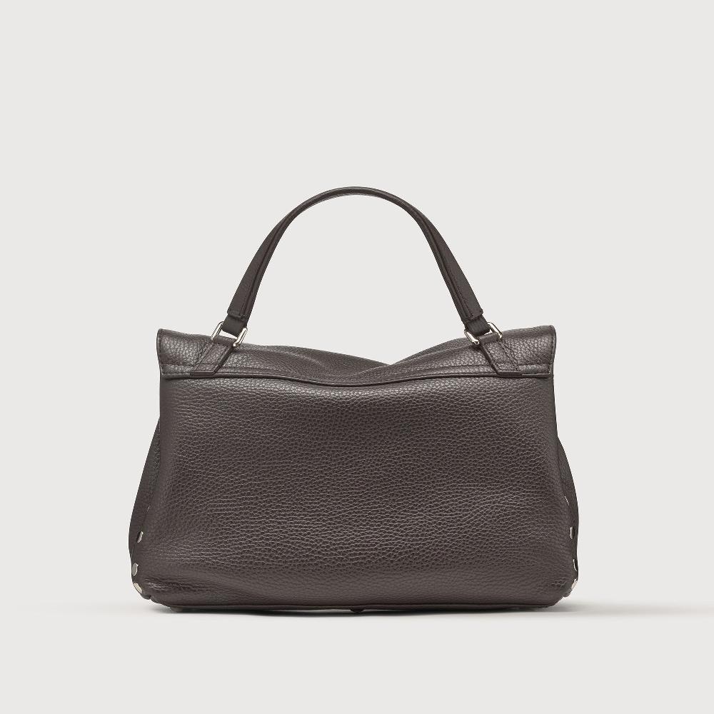 Zanellato BORSA POSTINA® SMALL IN PELLE MARTELLATA BROWN MOCACCINO | Zanellato Shopping Online