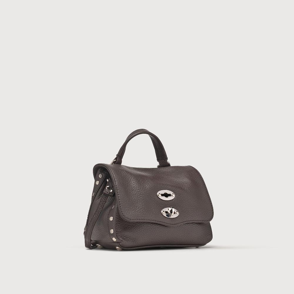 Zanellato BORSA POSTINA® BABY IN PELLE MARTELLATA BROWN MOCACCINO | Zanellato Affare Del Giorno