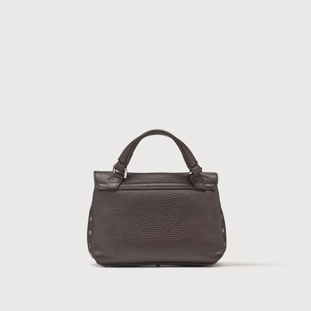 Zanellato BORSA POSTINA® BABY IN PELLE MARTELLATA BROWN MOCACCINO | Zanellato Affare Del Giorno