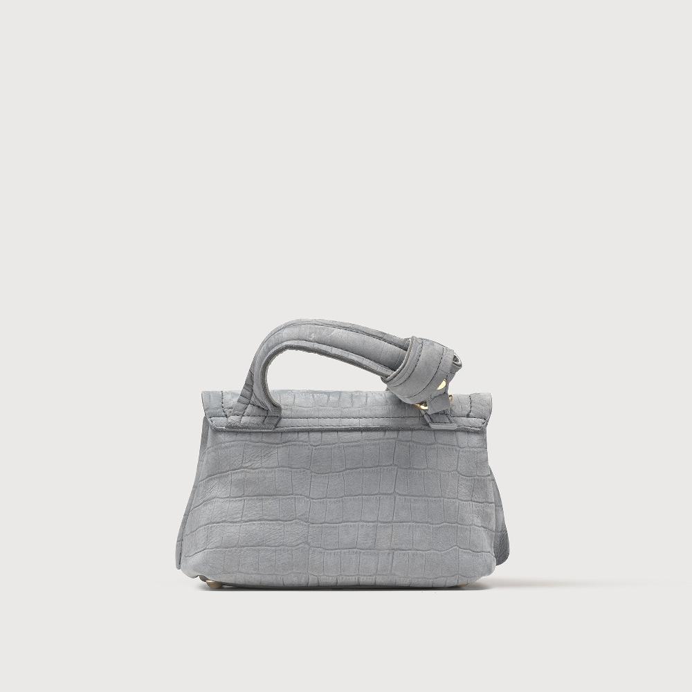 Zanellato BORSA POSTINA® BABY IN PELLE NABUK GREY PIOGGIA | Zanellato Convenienza