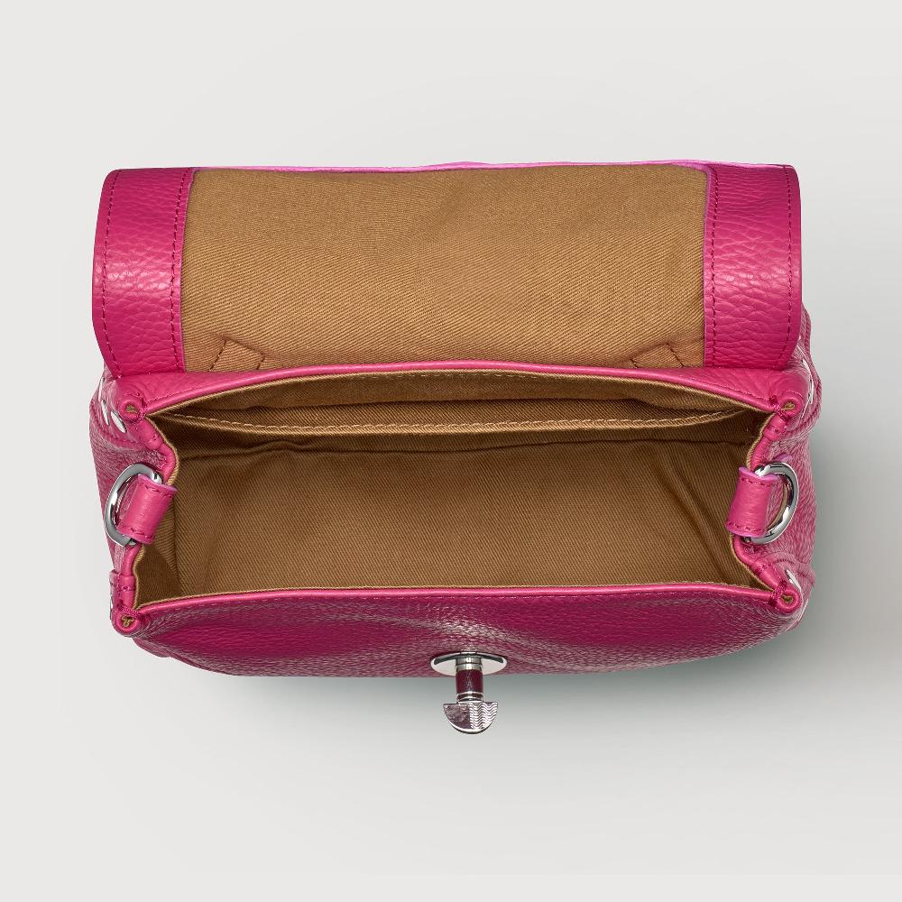 Zanellato BORSA POSTINA® SMALL IN PELLE MARTELLATA PINK ORCHIDEA | Zanellato Sconto