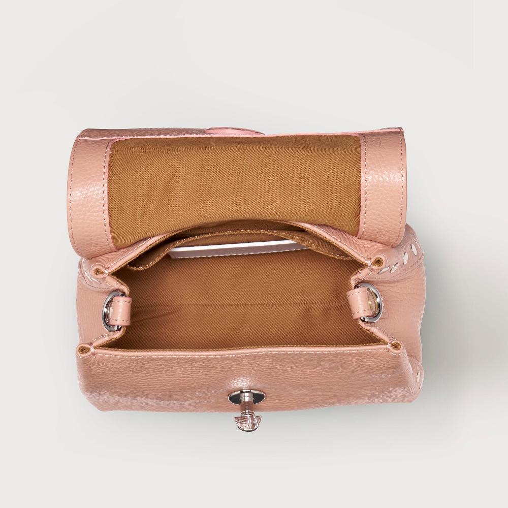 Zanellato BORSA POSTINA® BABY IN PELLE MARTELLATA PINK NUDE | Zanellato Offerta