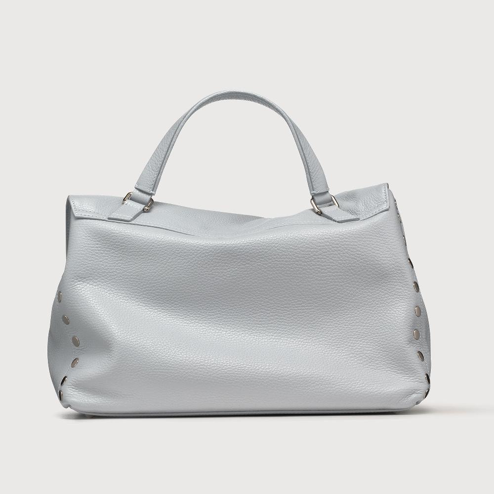 Zanellato BORSA POSTINA® MEDIUM IN PELLE MARTELLATA GREY CLOUD | Zanellato Online
