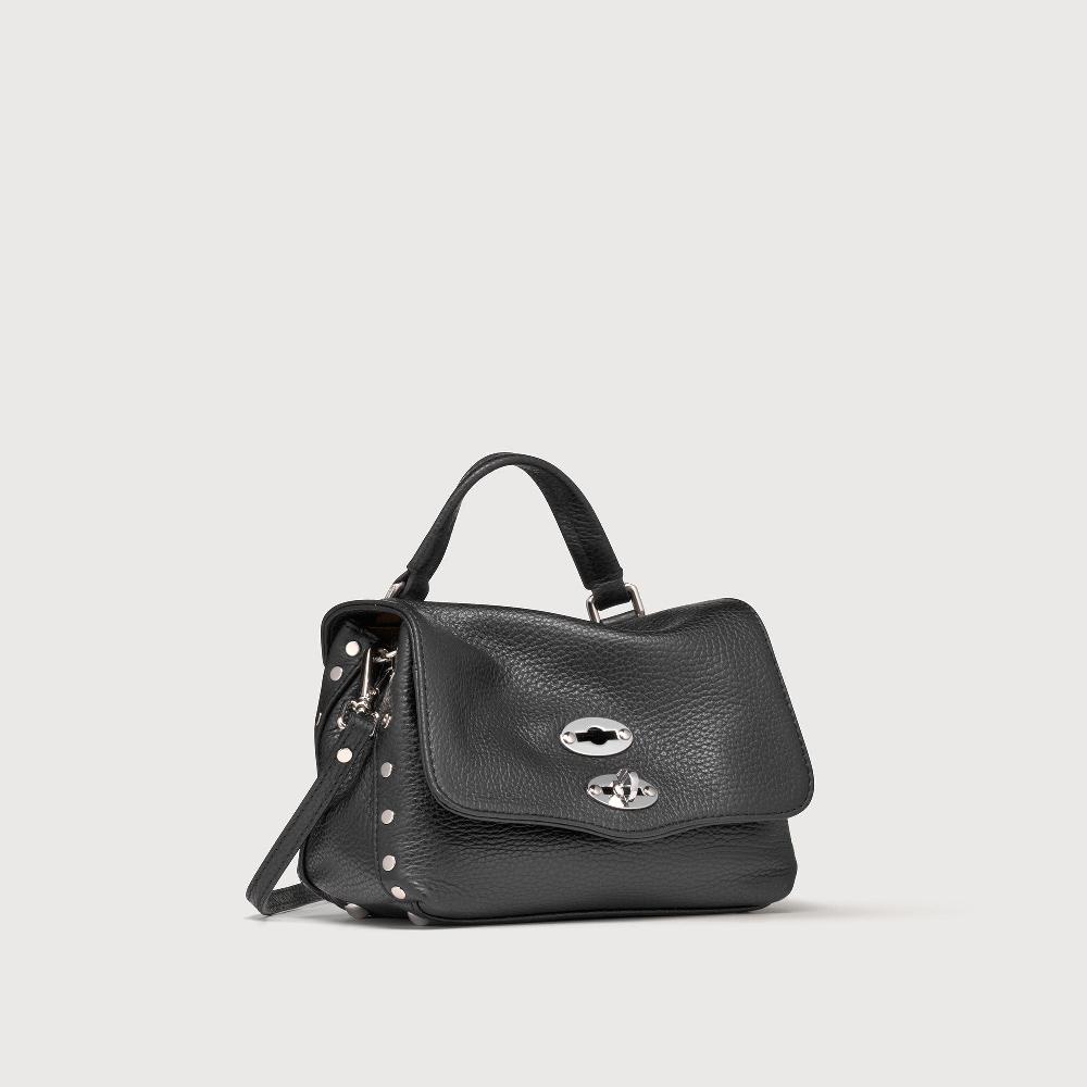 Zanellato BORSA POSTINA® BABY IN PELLE MARTELLATA BLACK NERO | Zanellato Outlet