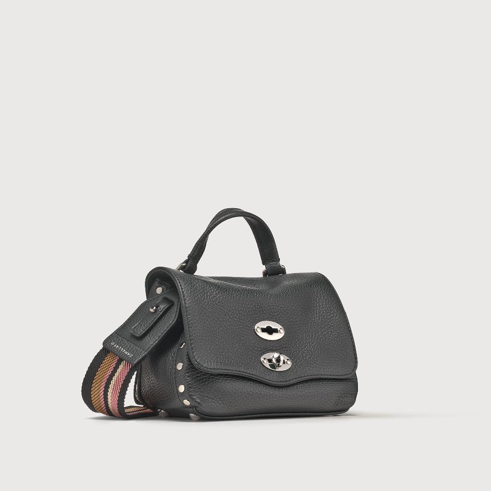 Zanellato BORSA POSTINA® BABY IN PELLE MARTELLATA BLACK NERO | Zanellato Saldi