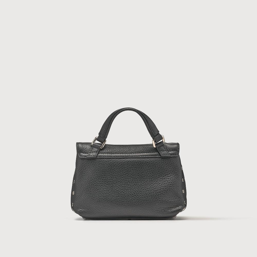 Zanellato BORSA POSTINA® BABY IN PELLE MARTELLATA BLACK NERO | Zanellato Saldi