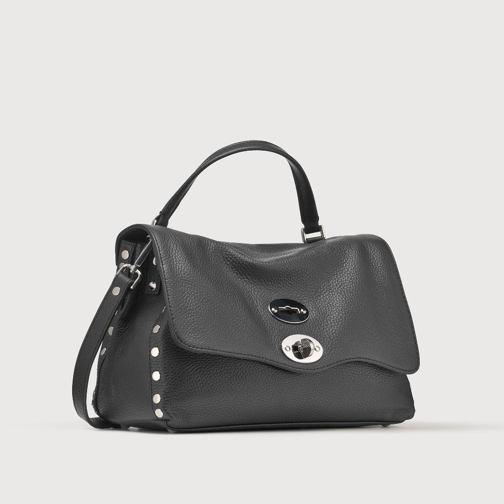 Zanellato BORSA POSTINA® SMALL IN PELLE MARTELLATA BLACK NERO | Zanellato Offerte