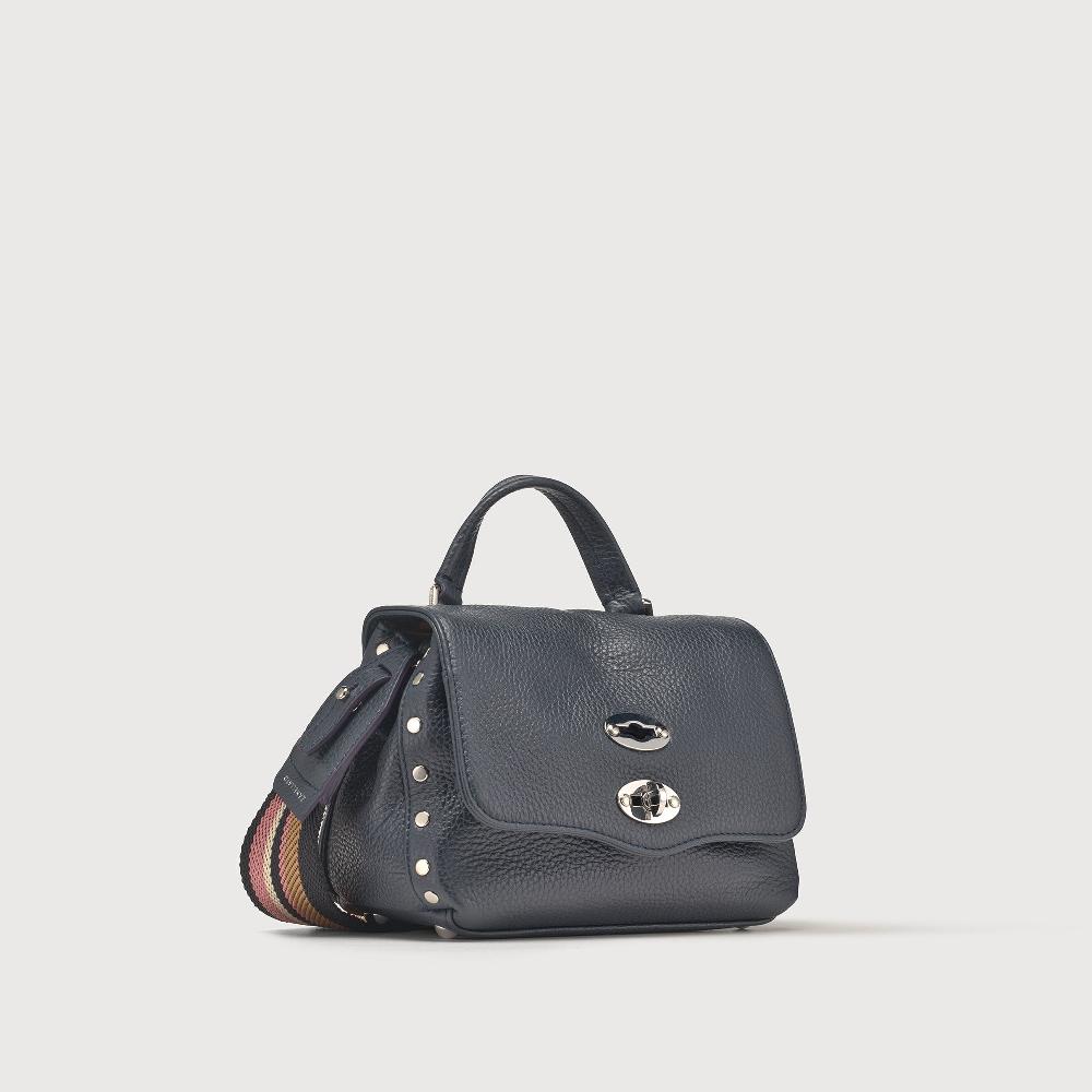 Zanellato BORSA POSTINA® BABY IN PELLE MARTELLATA DARK NAVY | Zanellato I Più Venduti