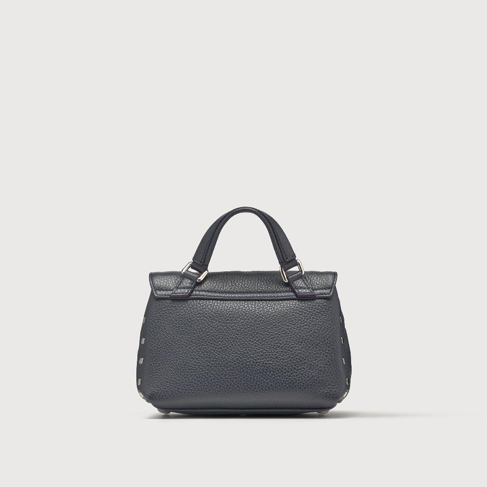 Zanellato BORSA POSTINA® BABY IN PELLE MARTELLATA DARK NAVY | Zanellato I Più Venduti