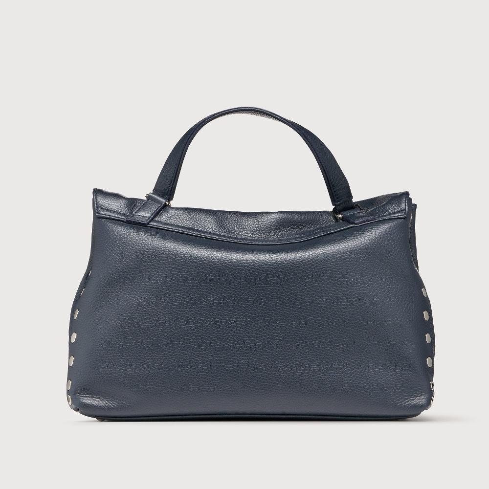 Zanellato BORSA POSTINA® MEDIUM IN PELLE MARTELLATA DARK NAVY | Zanellato Negozio