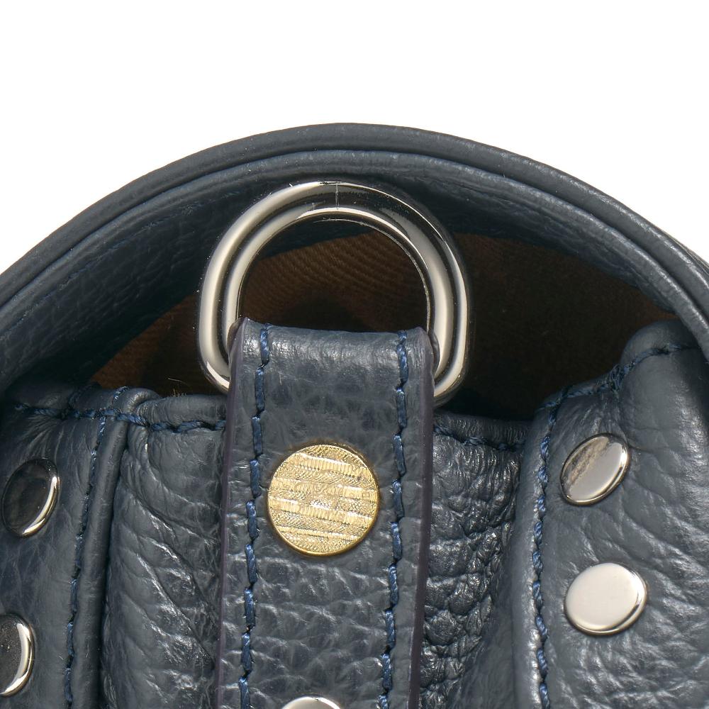 Zanellato BORSA POSTINA® BABY IN PELLE MARTELLATA DARK NAVY | Zanellato In Saldo