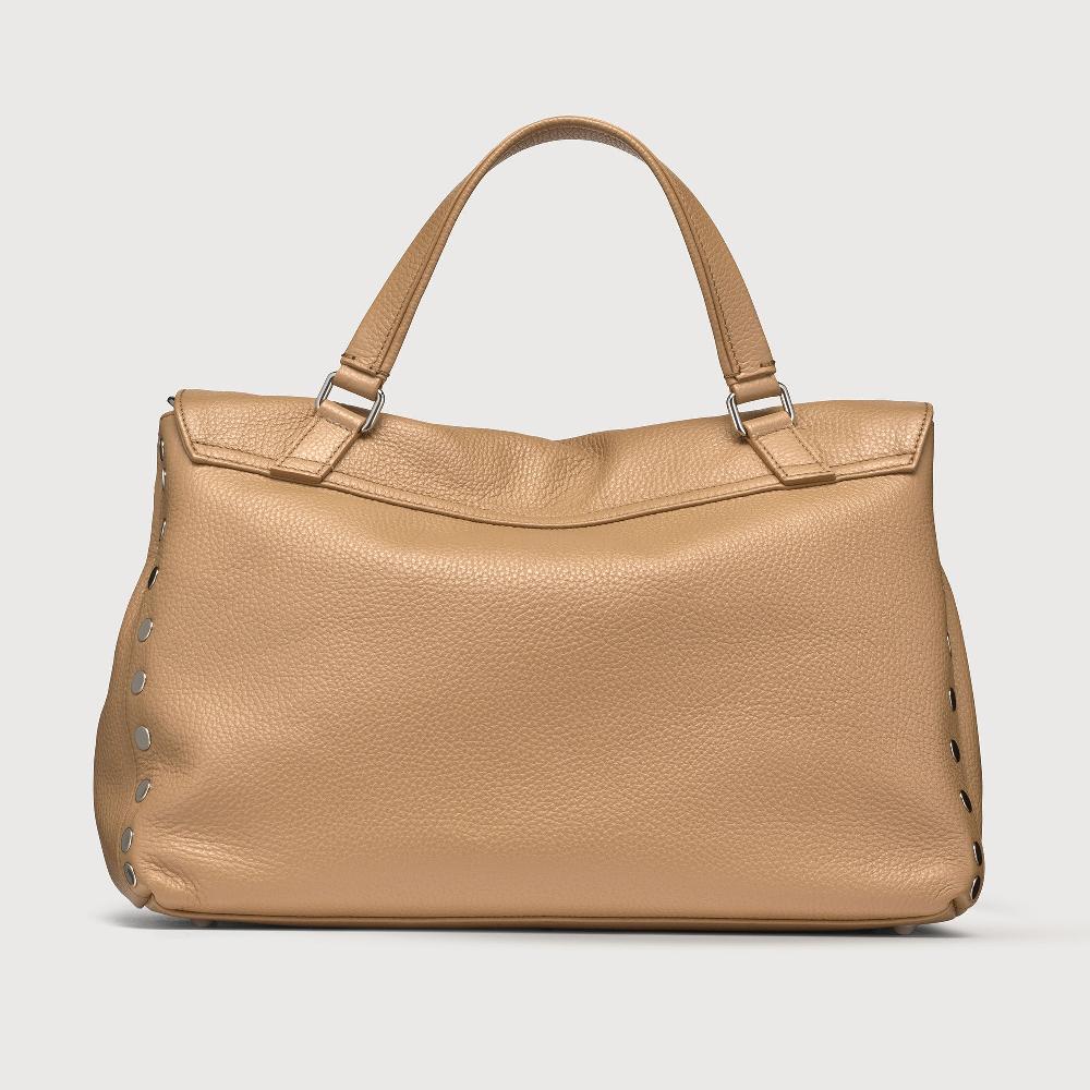 Zanellato BORSA POSTINA® MEDIUM IN PELLE MARTELLATA BROWN CAPPUCCINO | Zanellato 2025