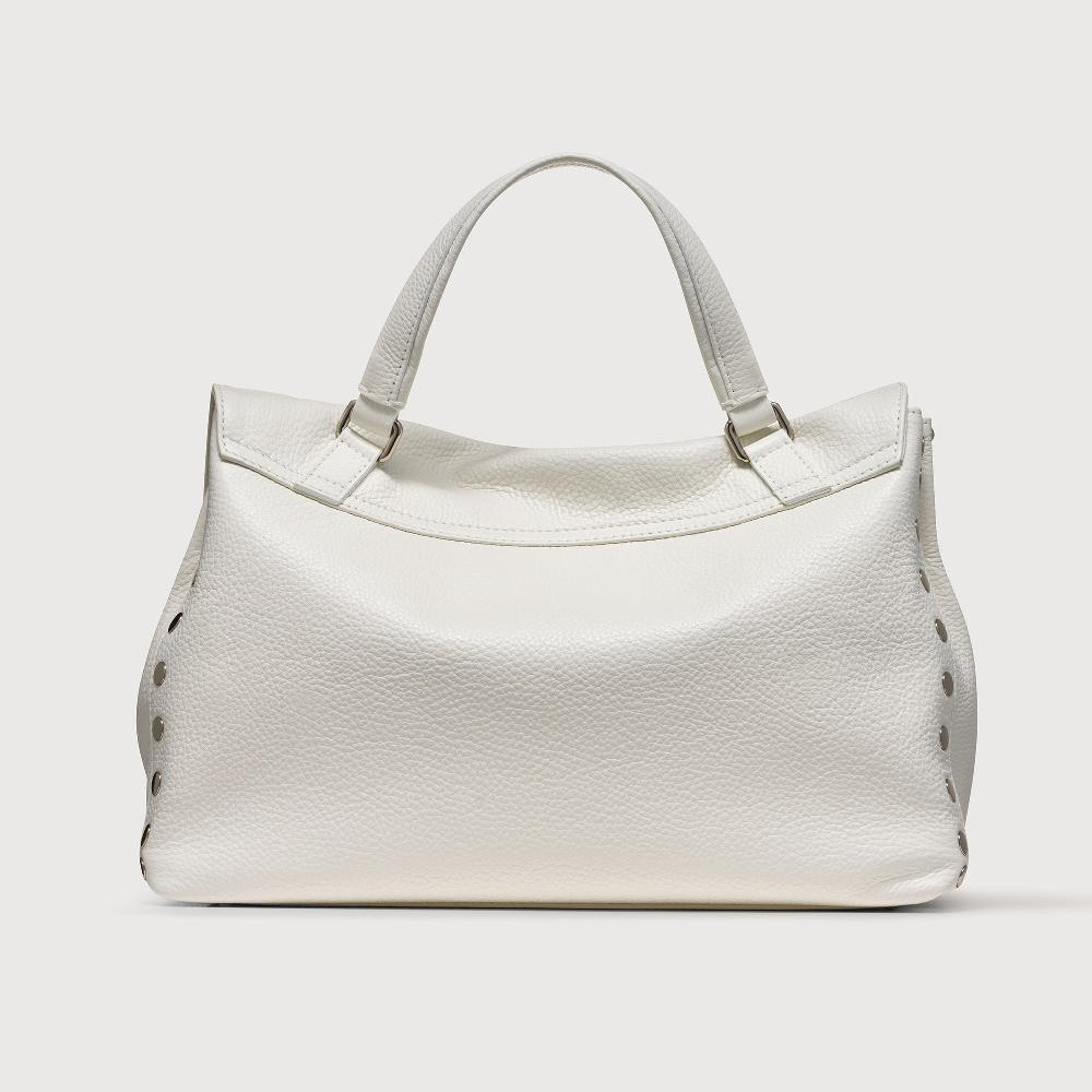 Zanellato BORSA POSTINA® MEDIUM IN PELLE MARTELLATA BIANCO LATTE | Zanellato Vendita