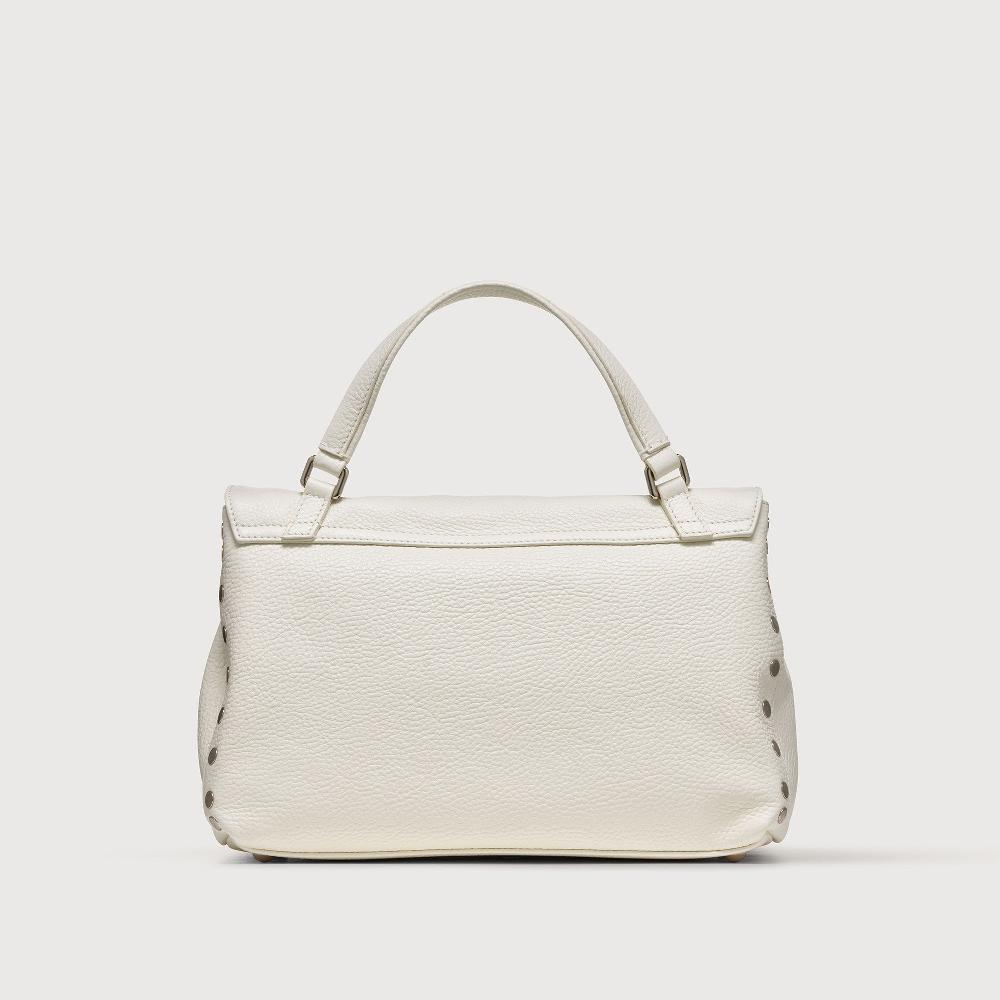 Zanellato BORSA POSTINA® SMALL IN PELLE MARTELLATA BIANCO LATTE | Zanellato Spedizione Gratuita