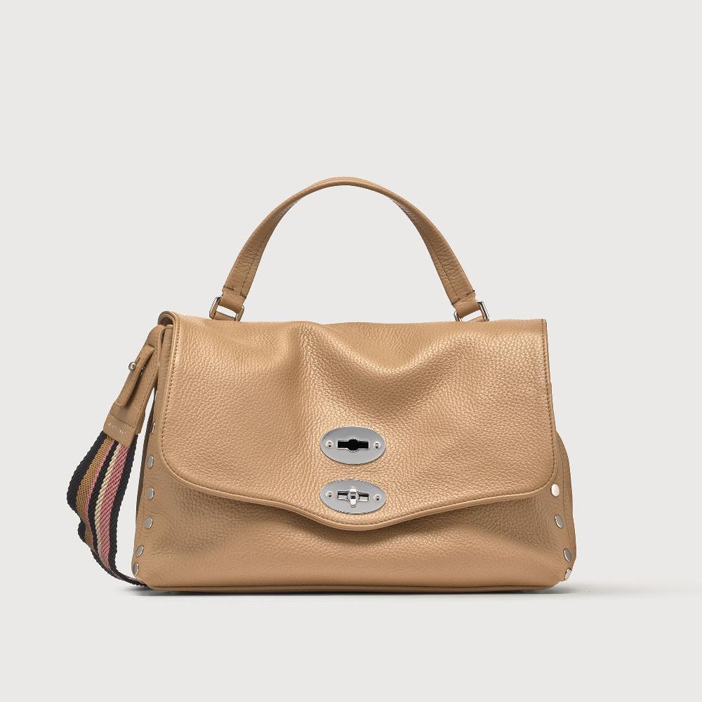 Zanellato BORSA POSTINA® SMALL IN PELLE MARTELLATA CAPPUCCINO | Zanellato Negozi Online