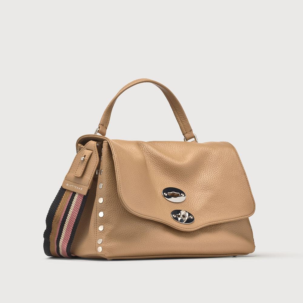 Zanellato BORSA POSTINA® SMALL IN PELLE MARTELLATA CAPPUCCINO | Zanellato Negozi Online