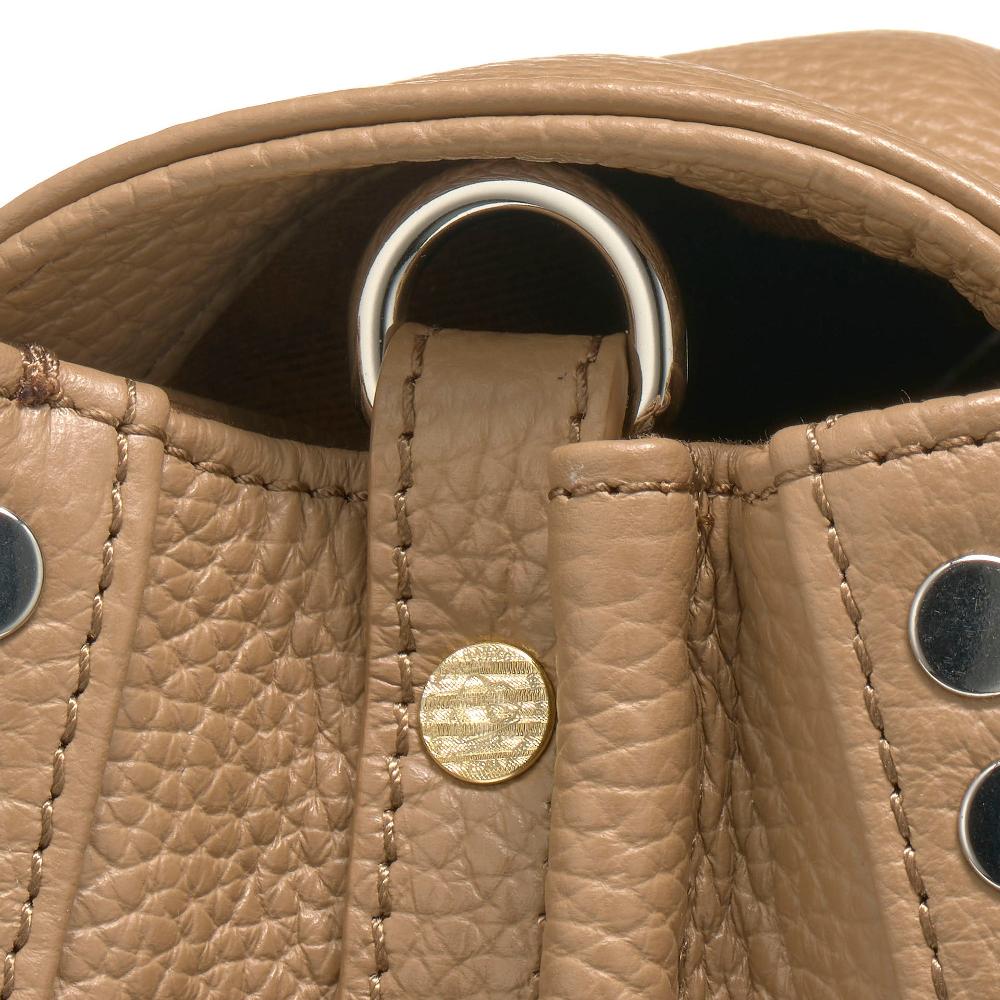Zanellato BORSA POSTINA® SMALL IN PELLE MARTELLATA CAPPUCCINO | Zanellato Negozi Online