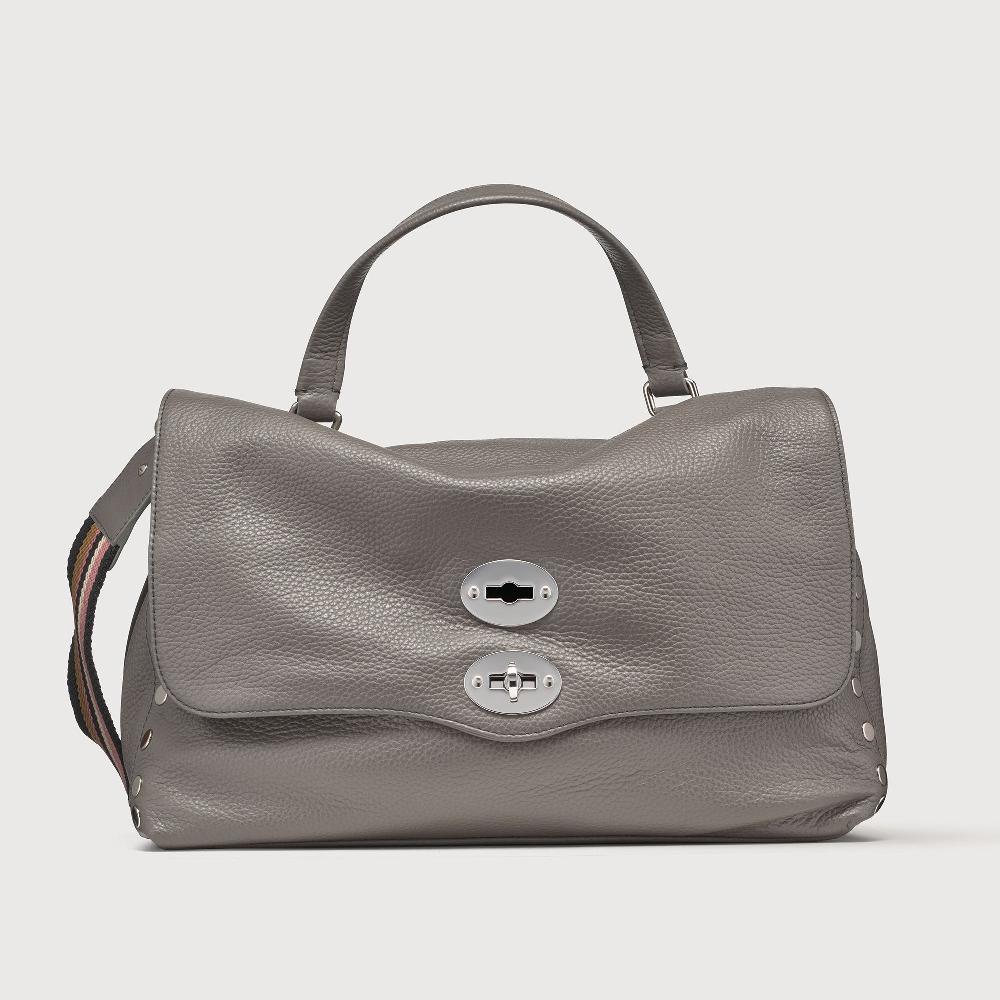 Zanellato BORSA POSTINA® MEDIUM IN PELLE MARTELLATA MONTEBIANCO | Zanellato Fino Al -60%