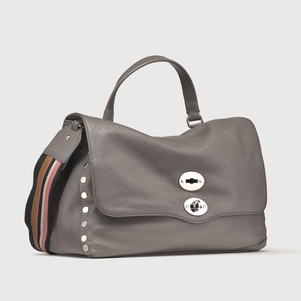 Zanellato BORSA POSTINA® MEDIUM IN PELLE MARTELLATA MONTEBIANCO | Zanellato Fino Al -60%