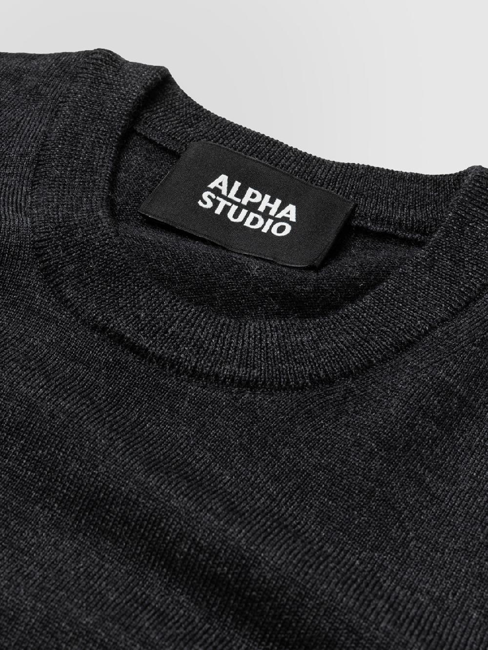 Alpha studio GIROCOLLO BASIC IN MERINOS Novità