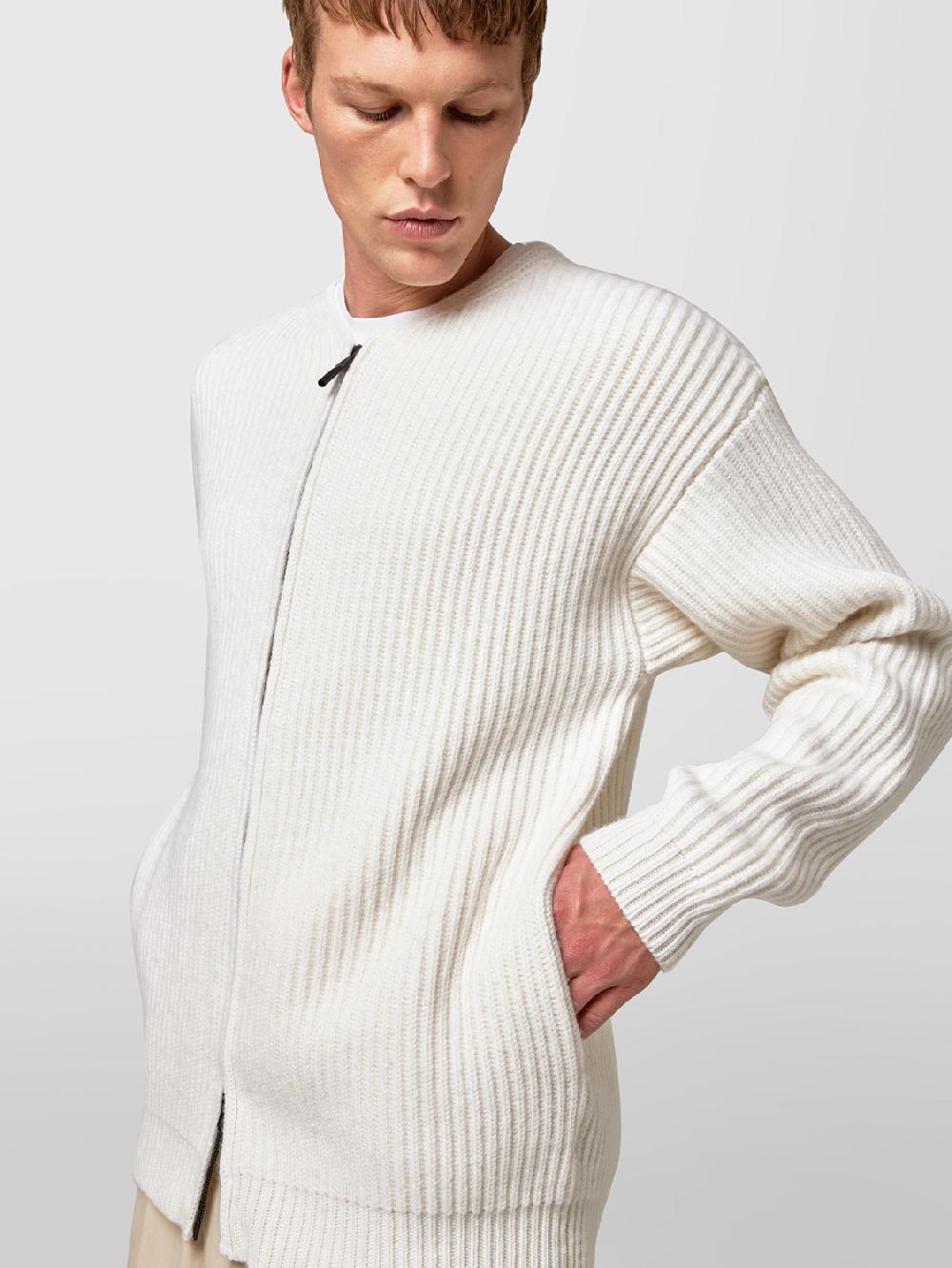 Alpha studio BLOUSON COSTA INGLESE IN LANA E CASHMERE Pezzi Unici