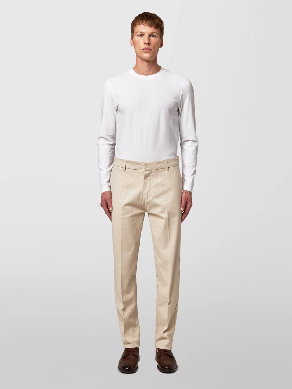 Alpha studio PANTALONE CHINO IN COTONE In Vendita