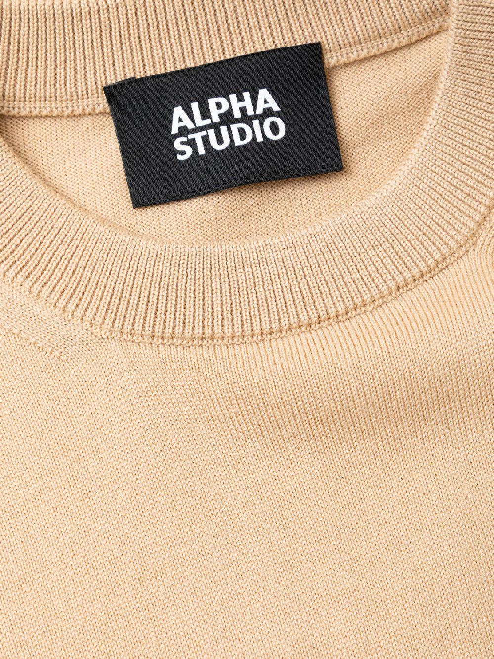 Alpha studio GIRO PONCHO RASATO S/M Vendita Economica