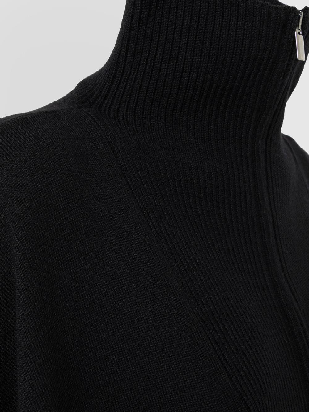 Alpha studio LUPETTO ZIP PONCHO RASATO In Saldo