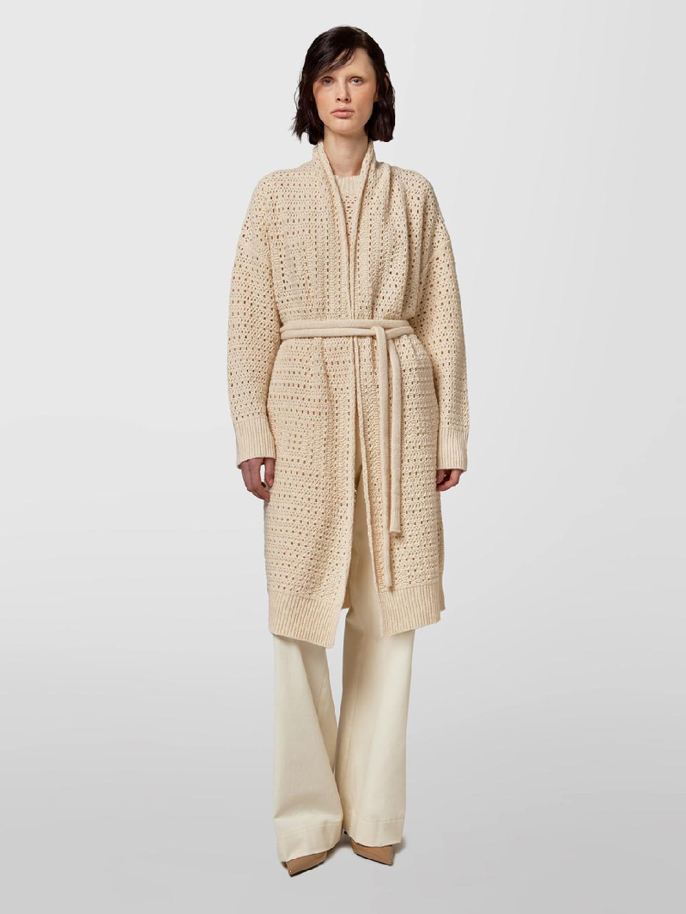 Alpha studio MAXI CARDIGAN PUNTO MAGLIA Moda