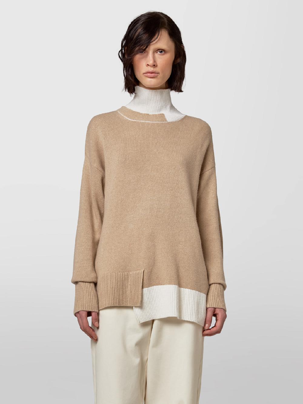 Alpha studio COLLO ALTO INTARSIO BI COLOR 2025