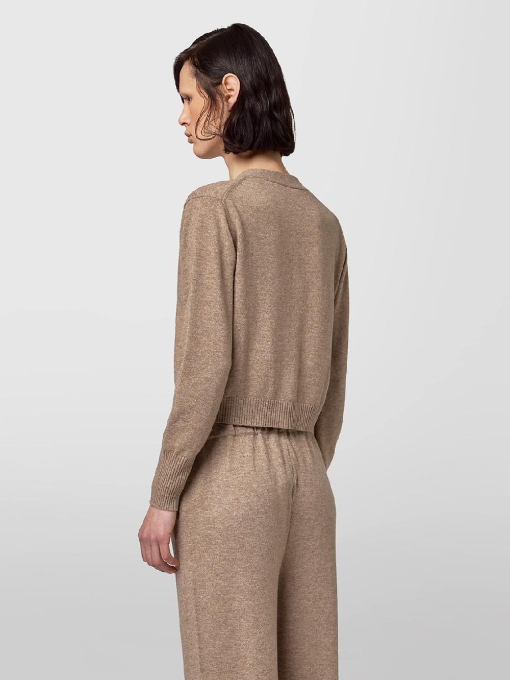 Alpha studio CARDIGAN CROPPED FIT M/L RASATO Affare Del Giorno