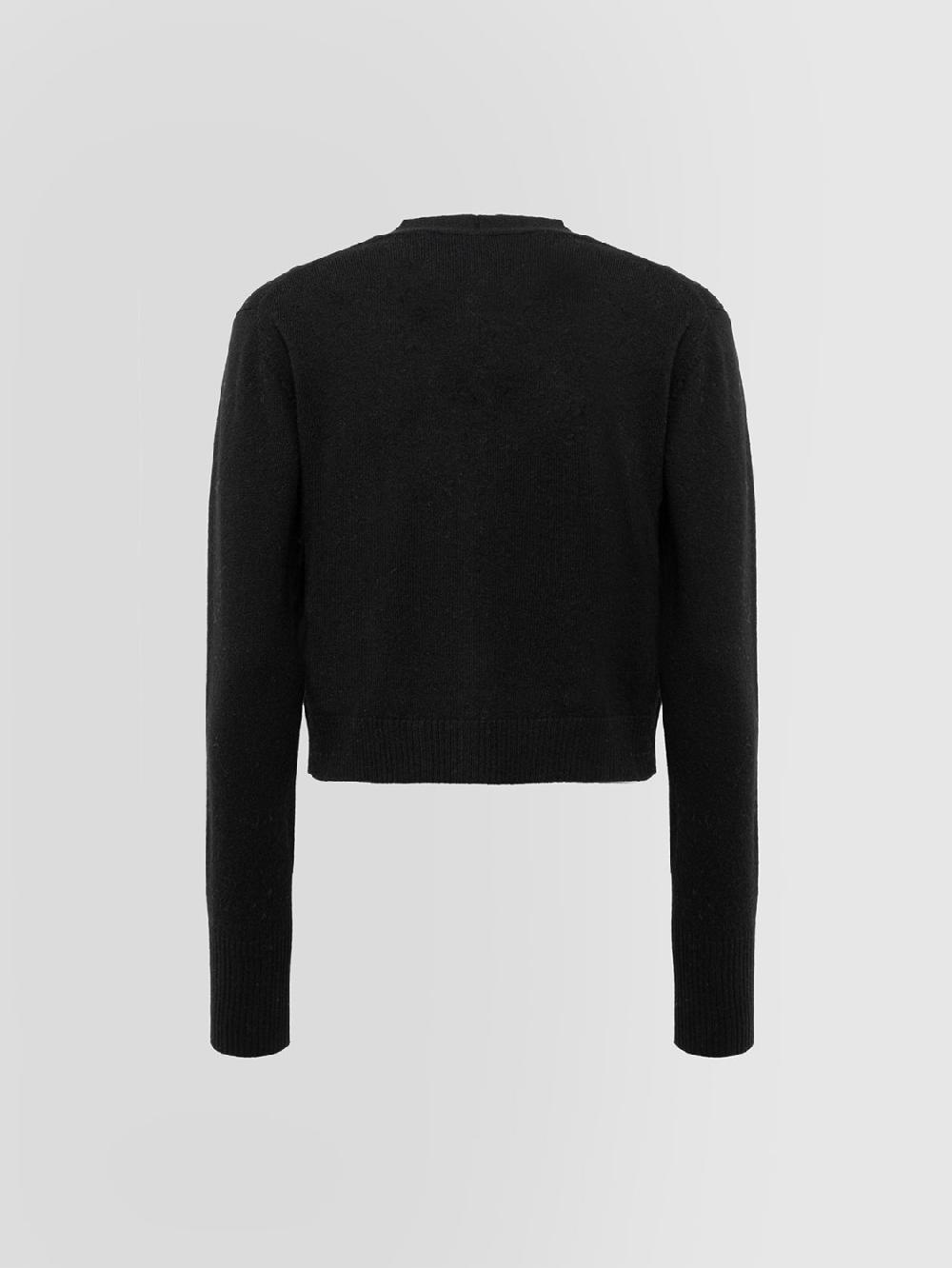 Alpha studio CARDIGAN CROPPED FIT M/L RASATO Prezzo Ridotto