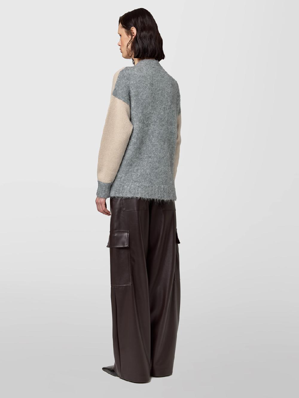 Alpha studio CARDIGAN M/L RASATO BI-MATERIALE Offerte