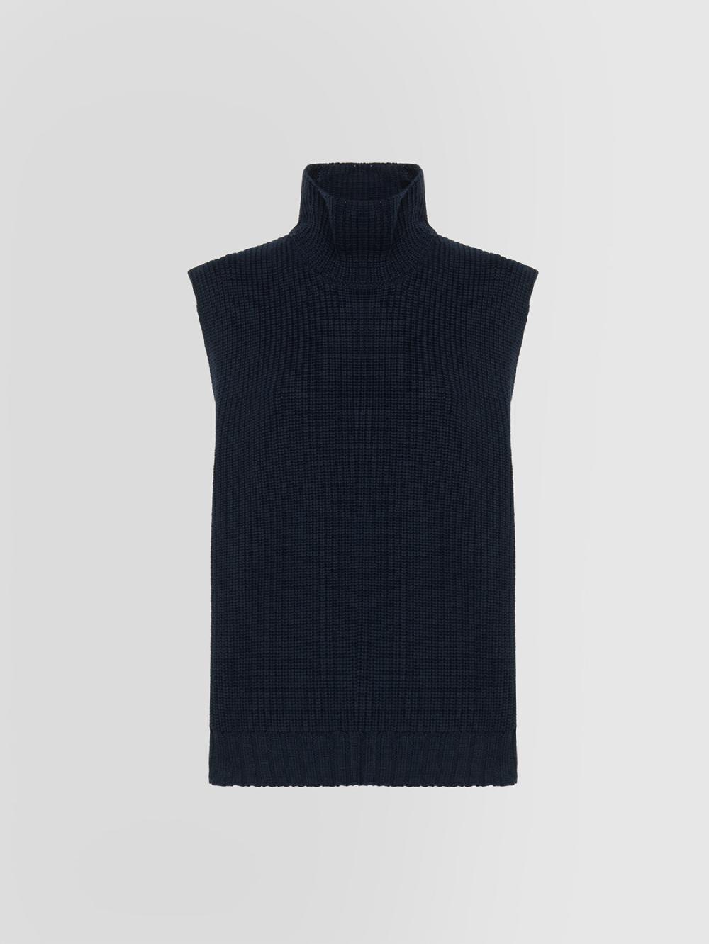 Alpha studio COLLO ALTO S/M MAGLIA PERLATA