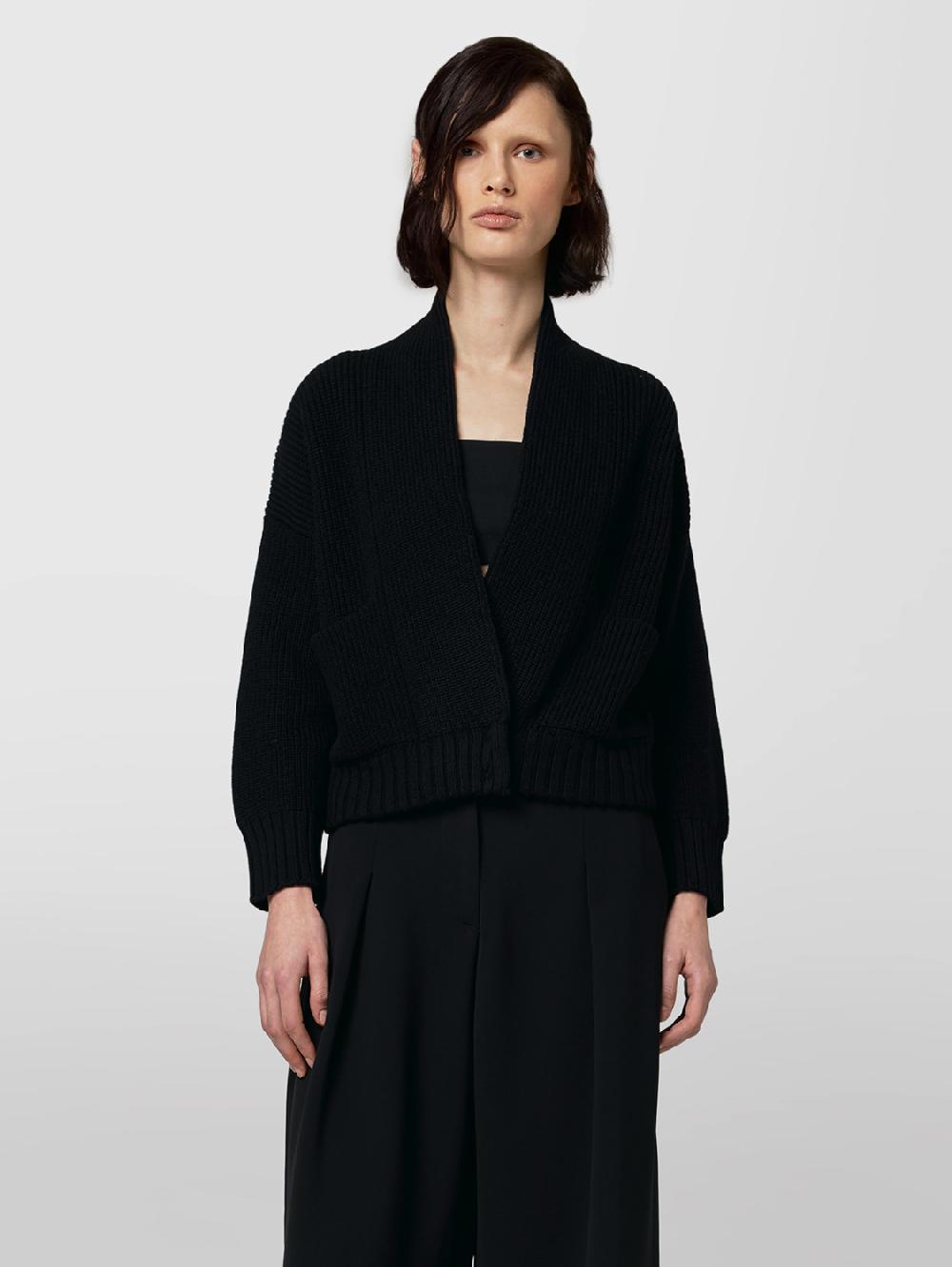 Alpha studio CARDIGAN BLOUSON M/L RASATO In Linea