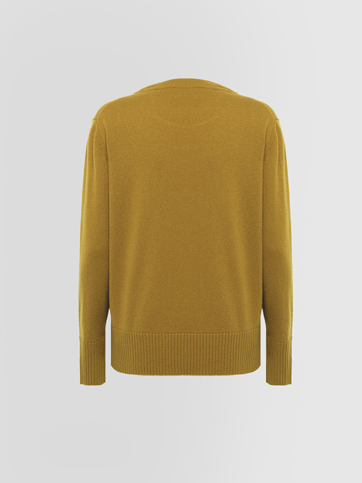 Alpha studio GIROCOLLO RASATO CASHMERE Nuovo