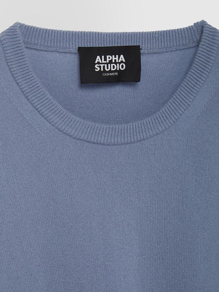 Alpha studio GIROCOLLO BASIC IN CASHMERE Consegna Veloce