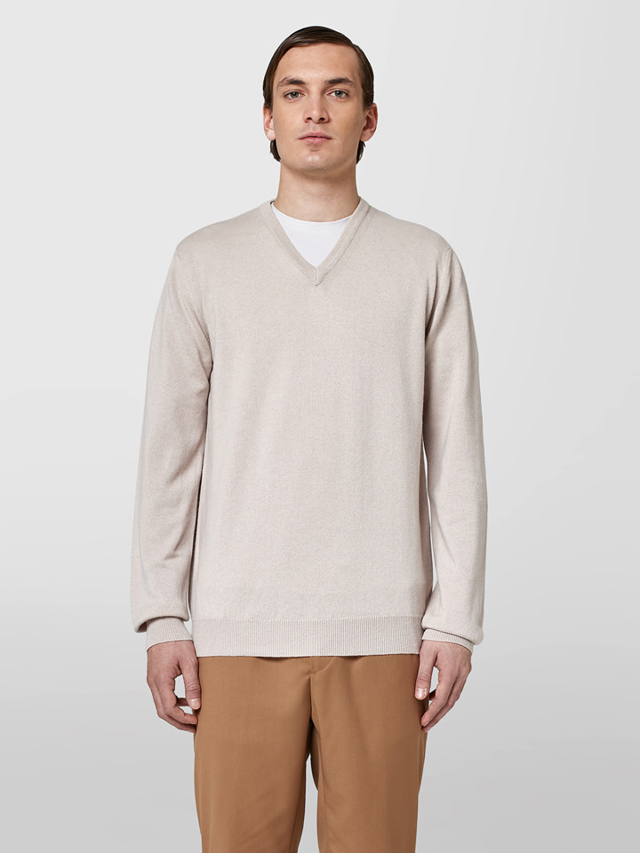 Alpha studio SCOLLO A V BASIC IN CASHMERE Fino Al -60%