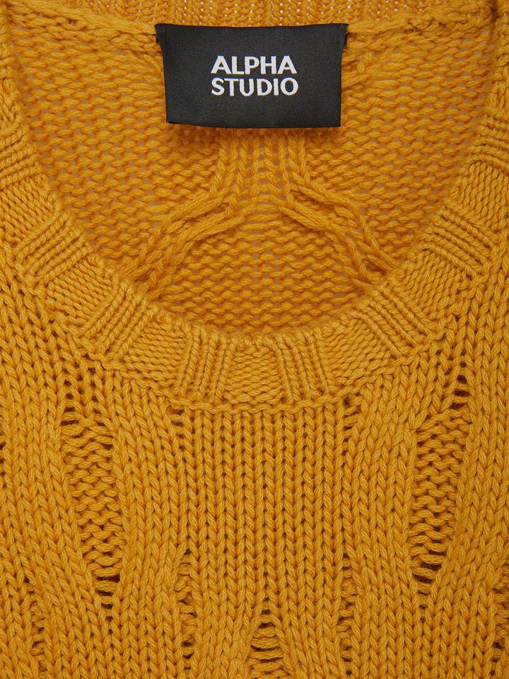 Alpha studio GIROCOLLO SPECIAL KNIT Prezzo Ridotto