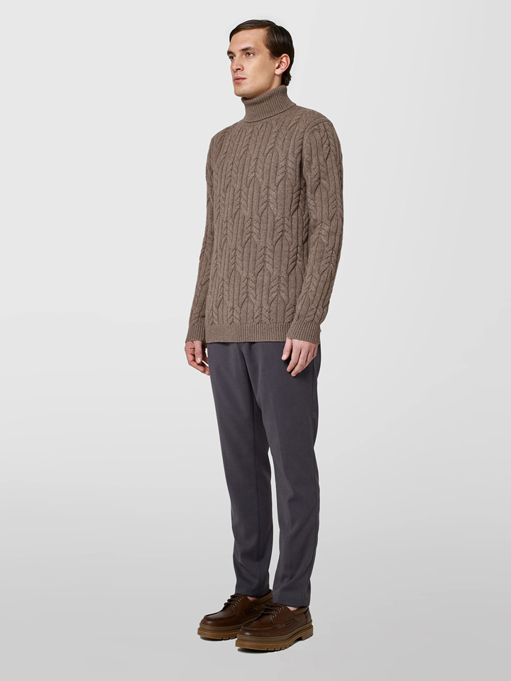 Alpha studio CICLISTA IN CASHMERE TRECCIA Economico