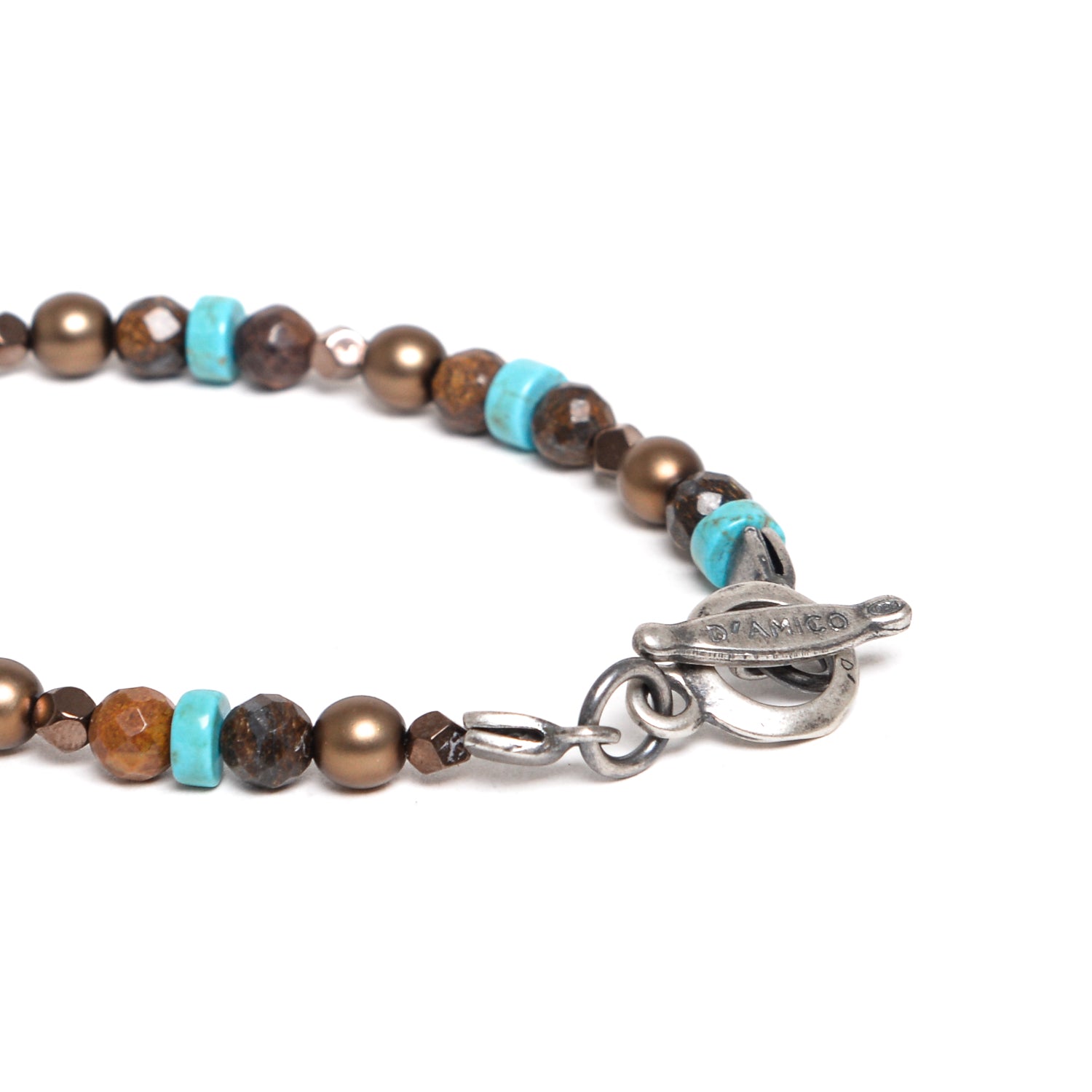 D'AMICO Bracciale Fusion Turchese Solo un giorno rimasto