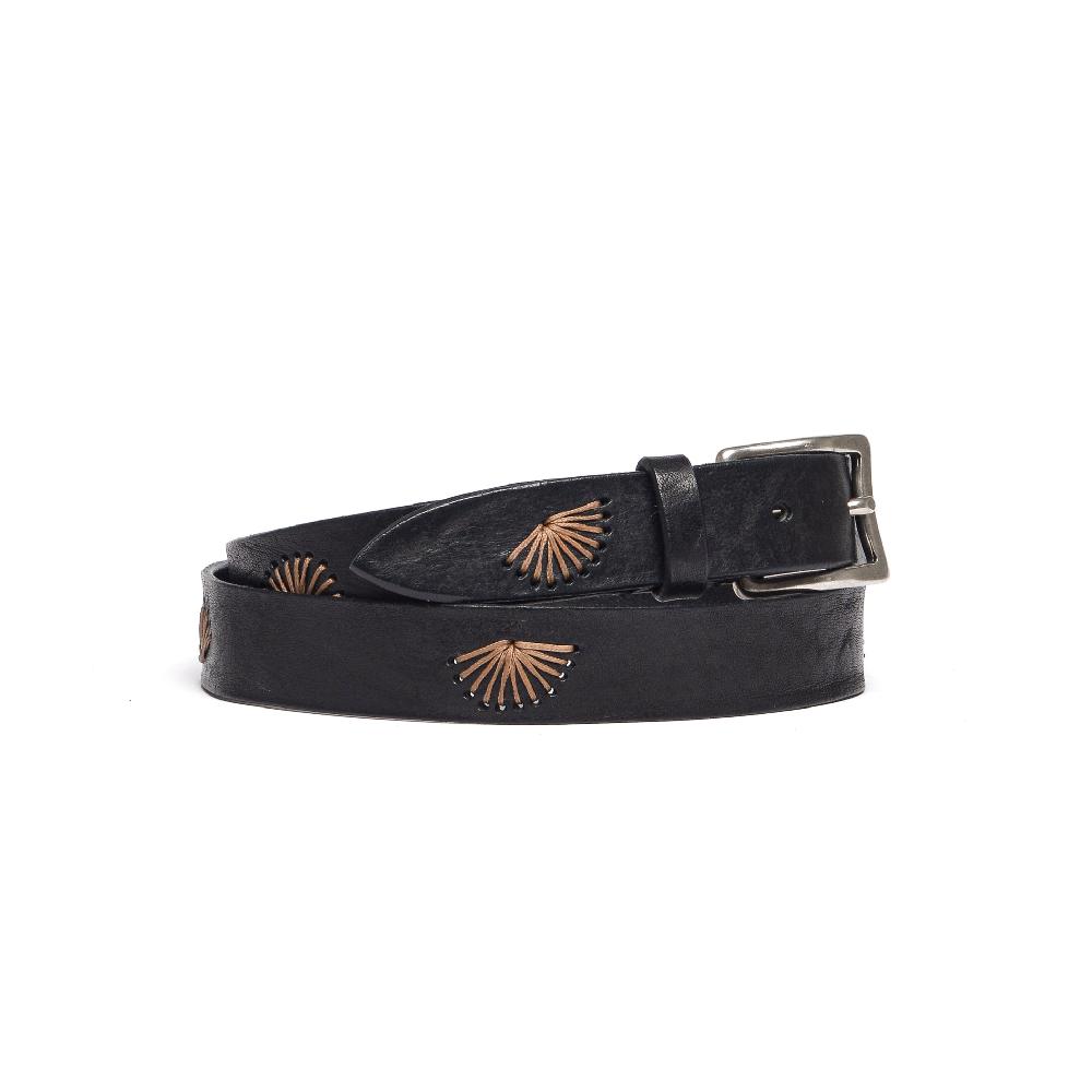 D'AMICO Cintura JACOB Cuoio Butter + Ricamo a mano Outlet
