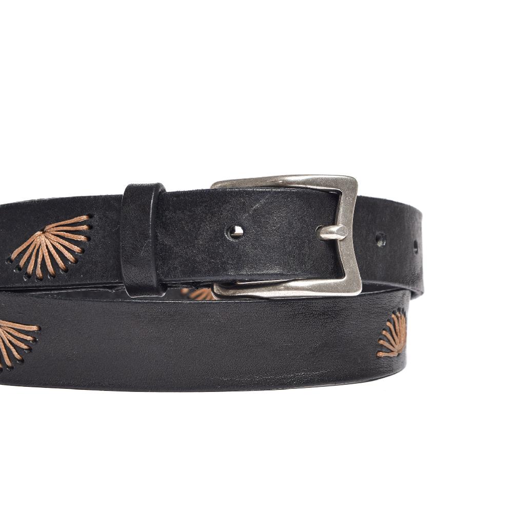 D'AMICO Cintura JACOB Cuoio Butter + Ricamo a mano Outlet