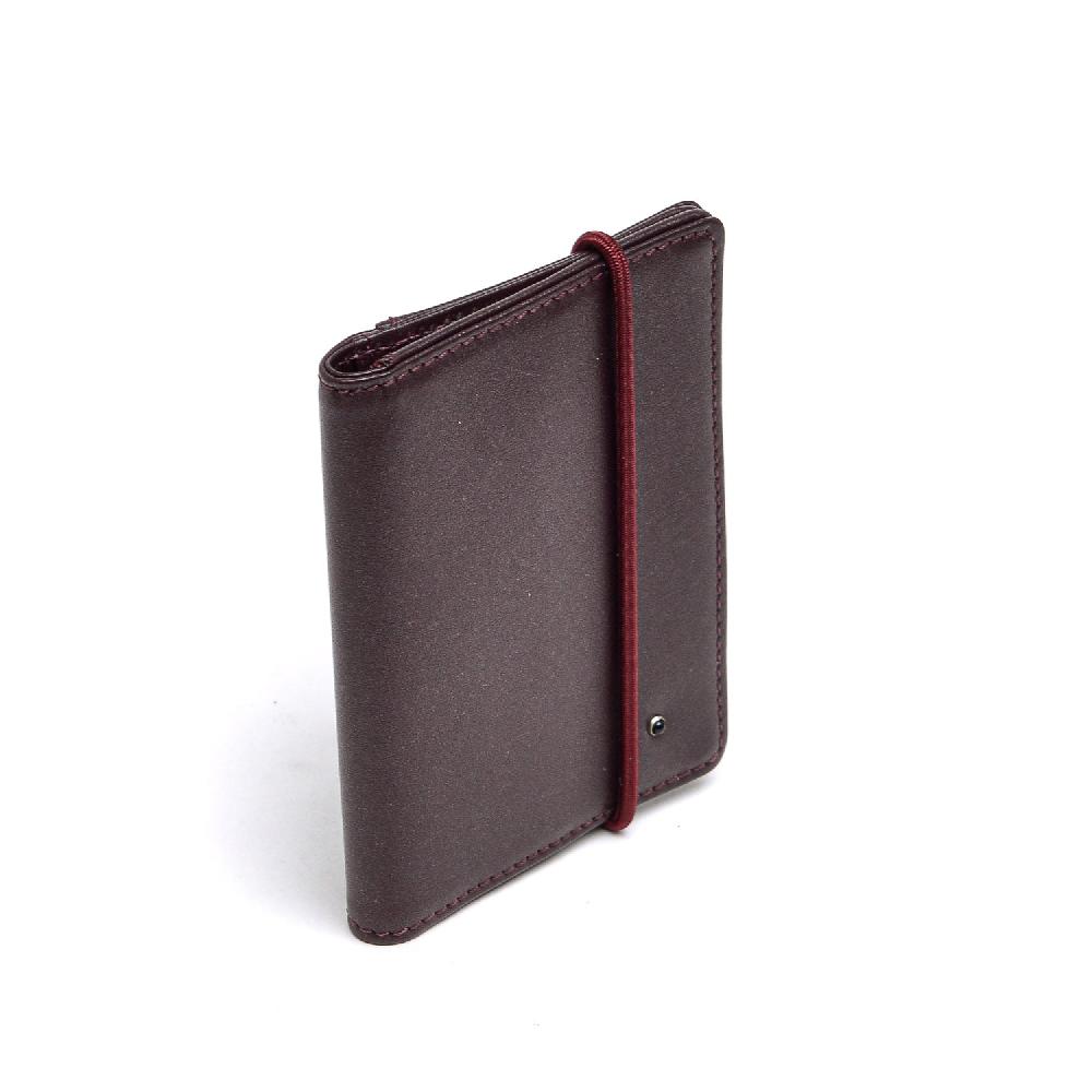 D'AMICO Portafoglio Pieghevole Classico Pelle Bordeaux Offerta speciale