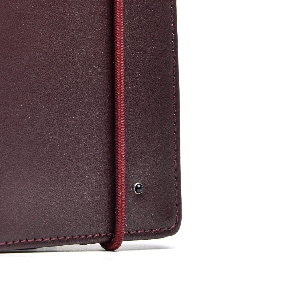 D'AMICO Portafoglio Pieghevole Classico Pelle Bordeaux Offerta speciale