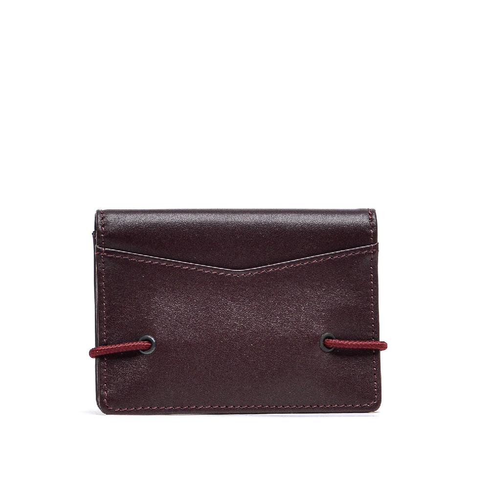 D'AMICO Portafoglio Pieghevole Classico Pelle Bordeaux Offerta speciale