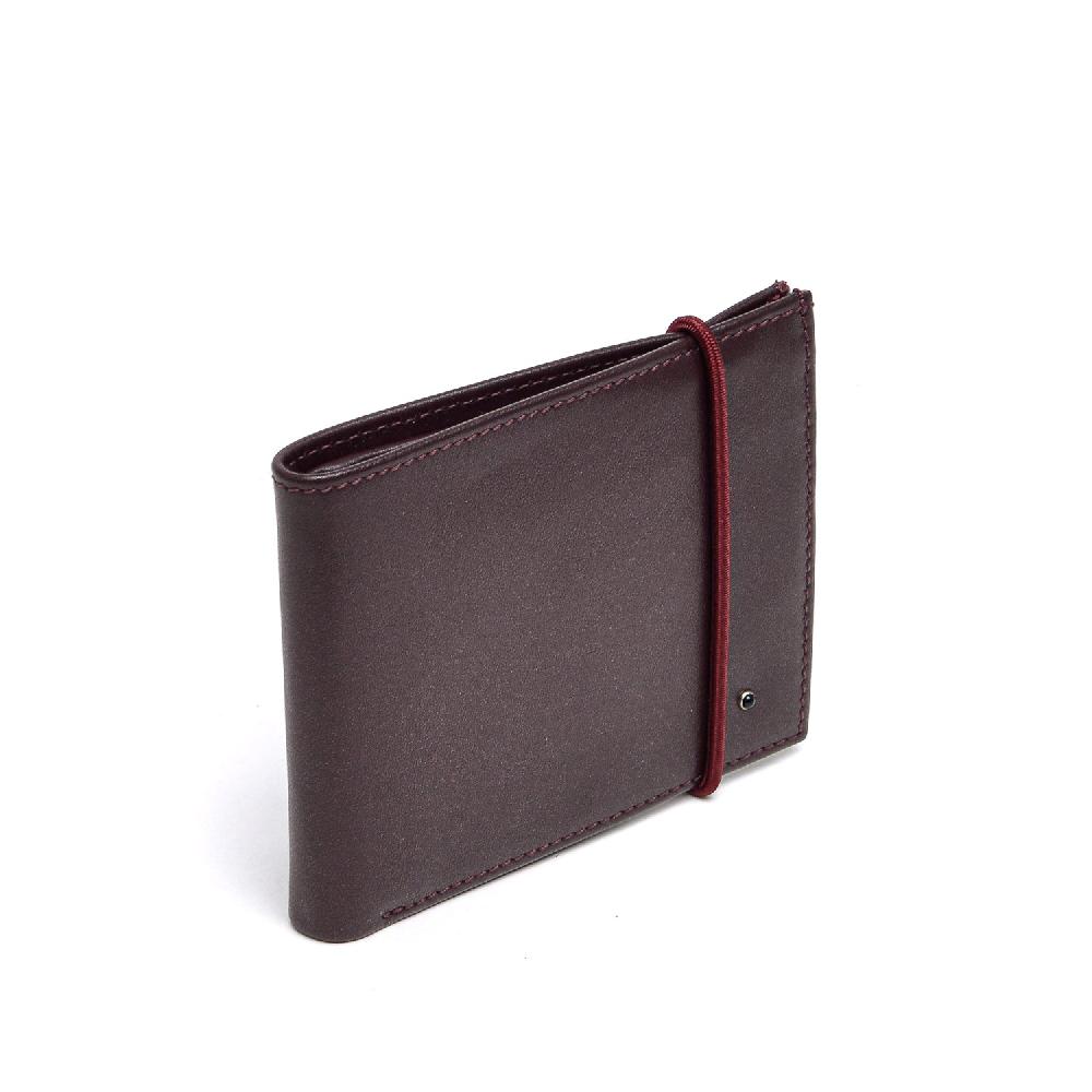 D'AMICO Portafoglio Classico Pieghevole 1 lato Pelle Bordeaux Flash Sale