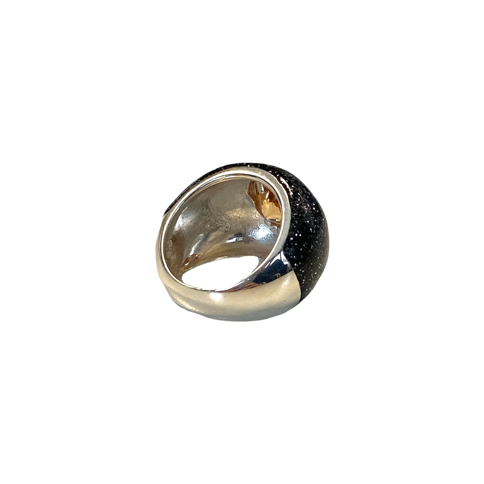 D'AMICO Anello Glitter Black Enormi risparmi