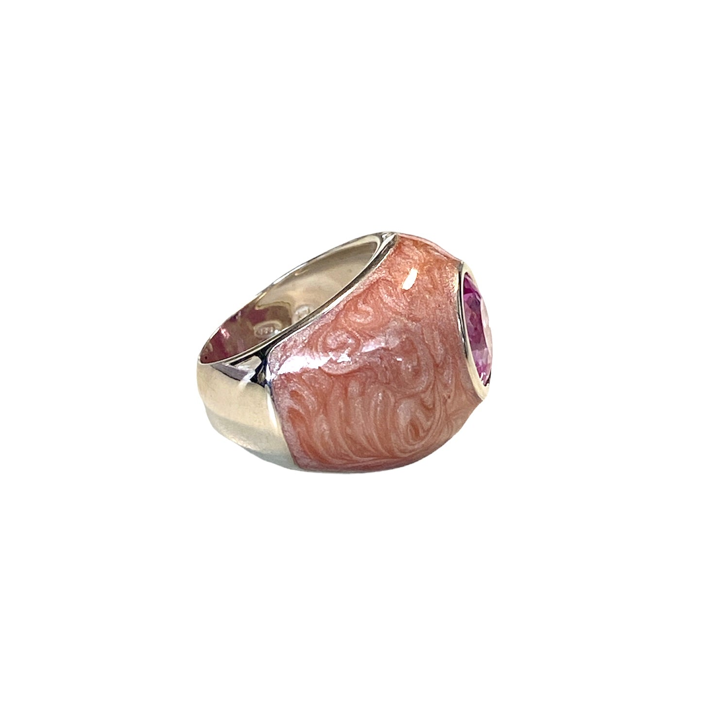 D'AMICO Anello Perlato Rosa Sconti VIP